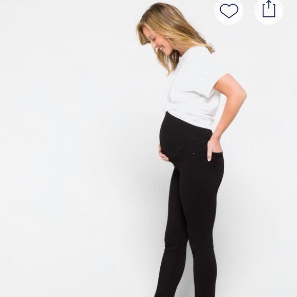 Liverpool Black Maternity Pant - Picture 1 of 4